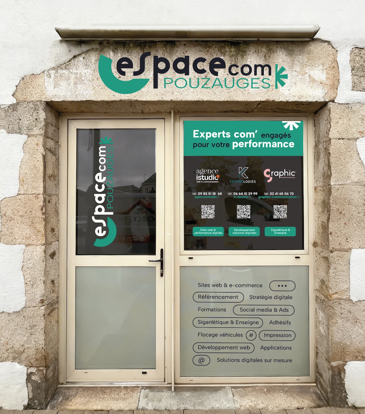 Locaux de l'Espace Com Pouzauges